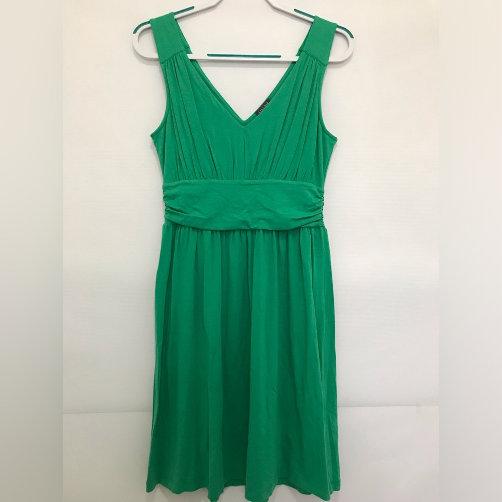 Lilla.P Elegant Green Sleeveless Dress Size S